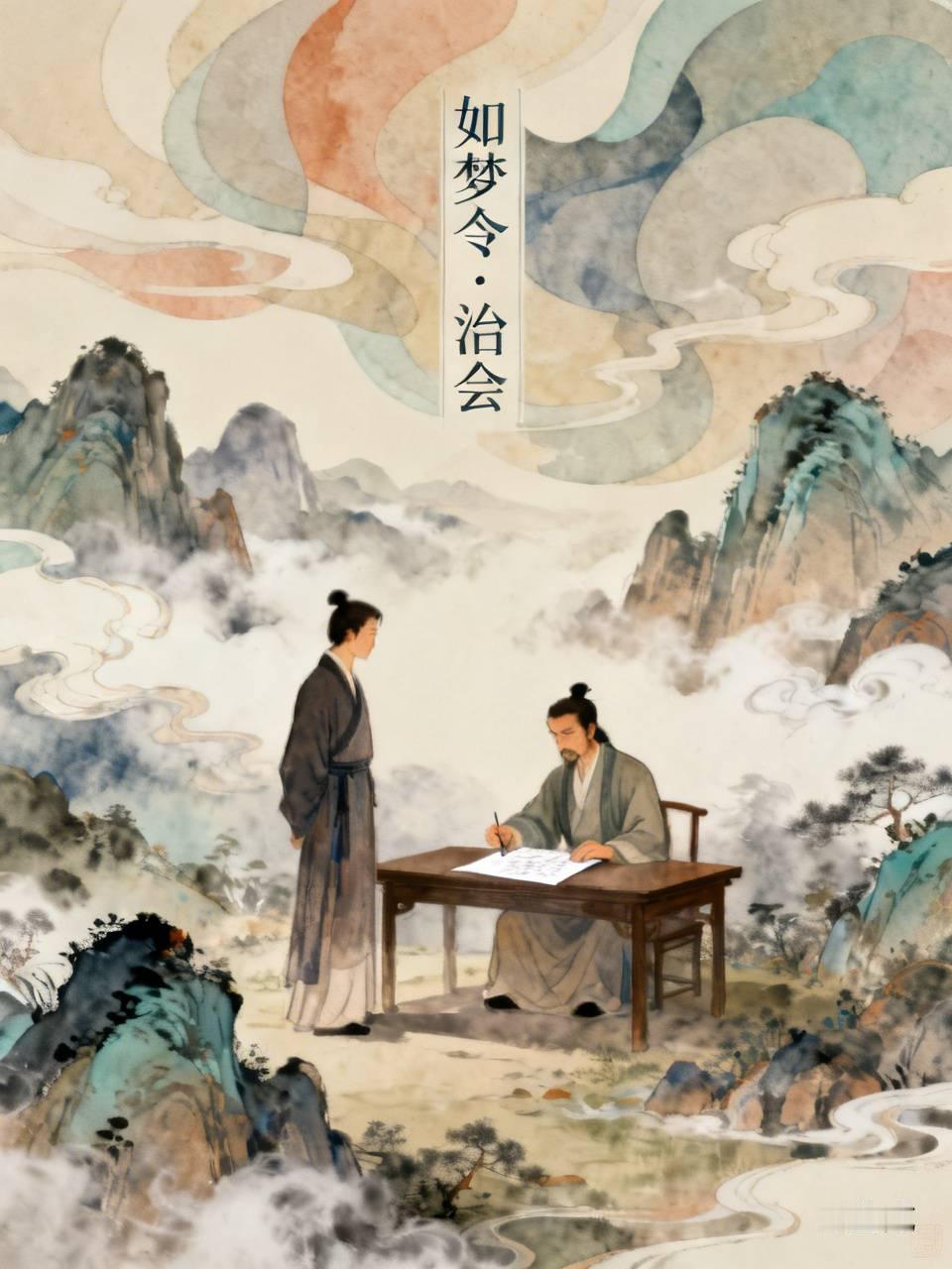 《如梦令·治会》
昨夜开会又吵，
会长抢麦叫好。
问价几多钱？
会员直呼太饱。