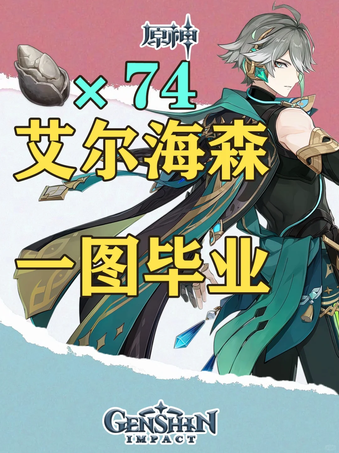 原神艾尔海森一图毕业培养攻略