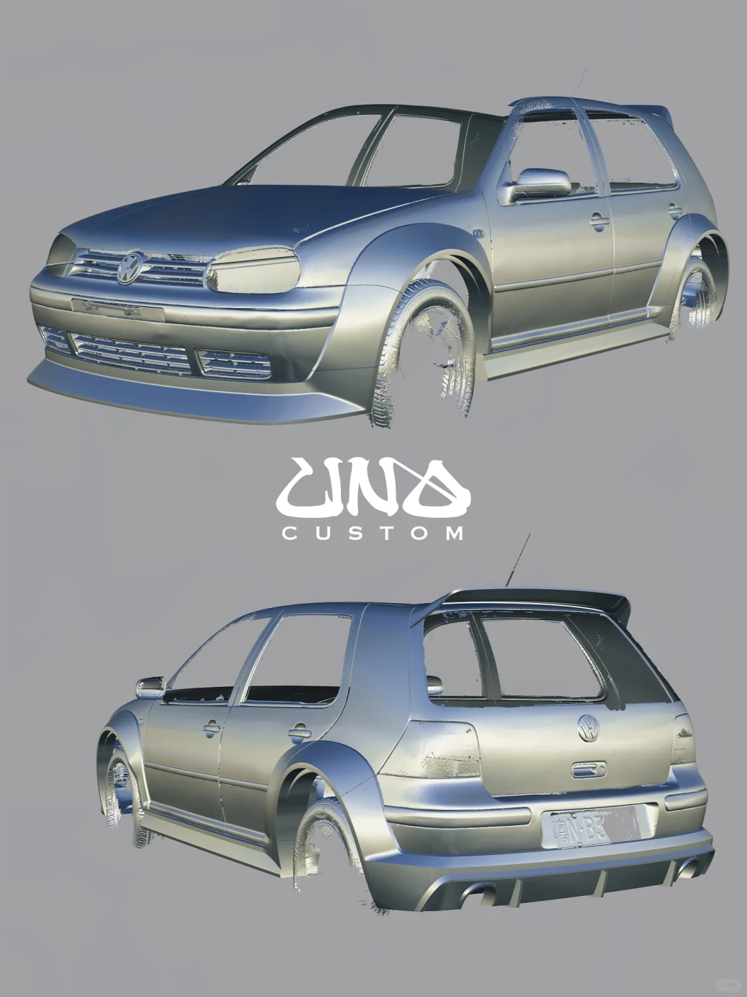 剧透，大众MK4宽体套件！