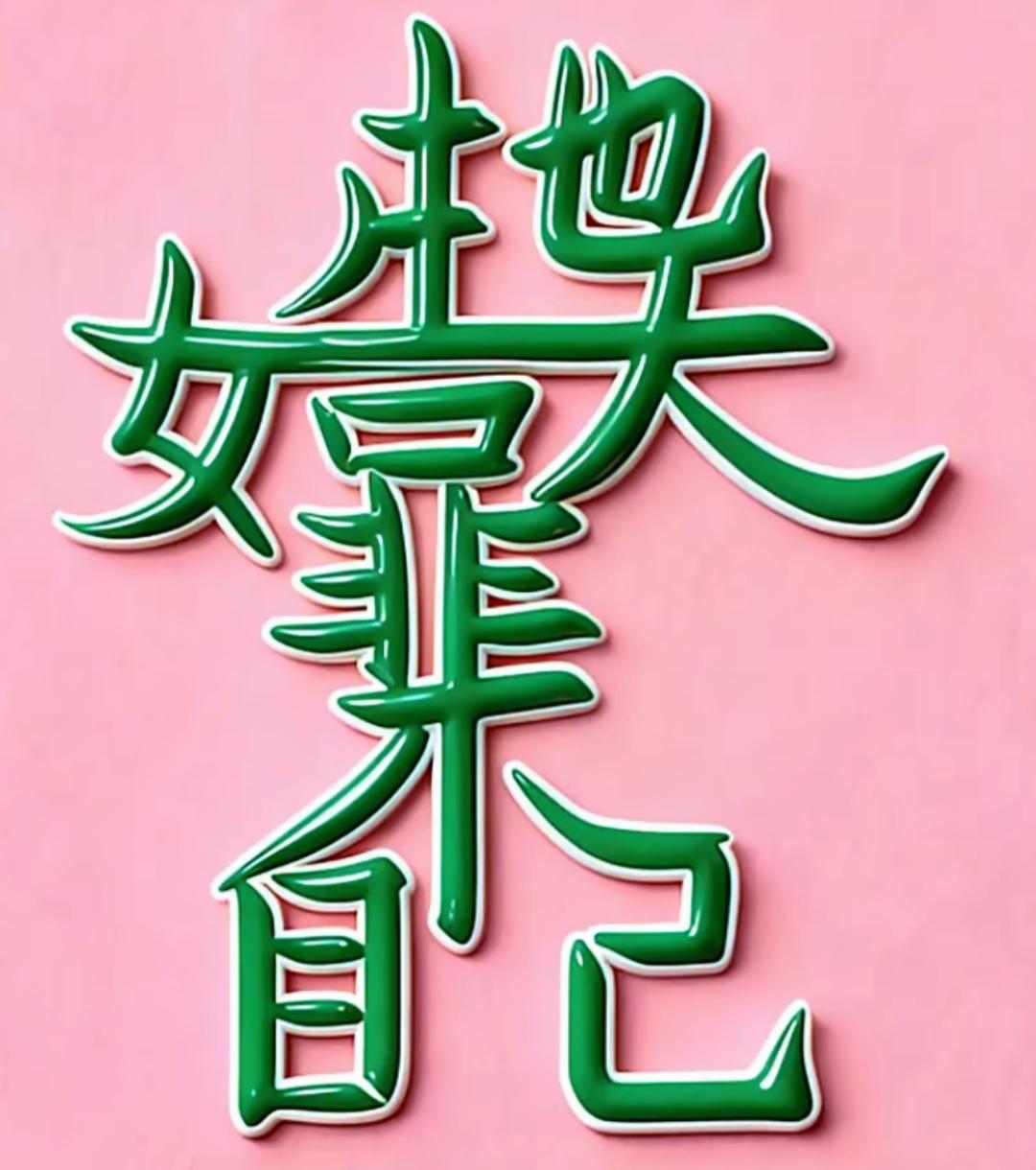 天作之合，姻缘自定。这一句话很有意义。非常漂亮的几个字读出来听一下，好运连连。姻