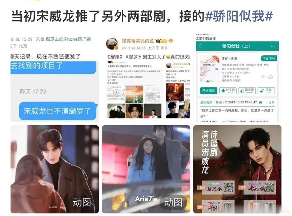 老龙推了耀眼和梦花廷接了骄阳，其实看班底他选这部是对的，就看播出来效果了 