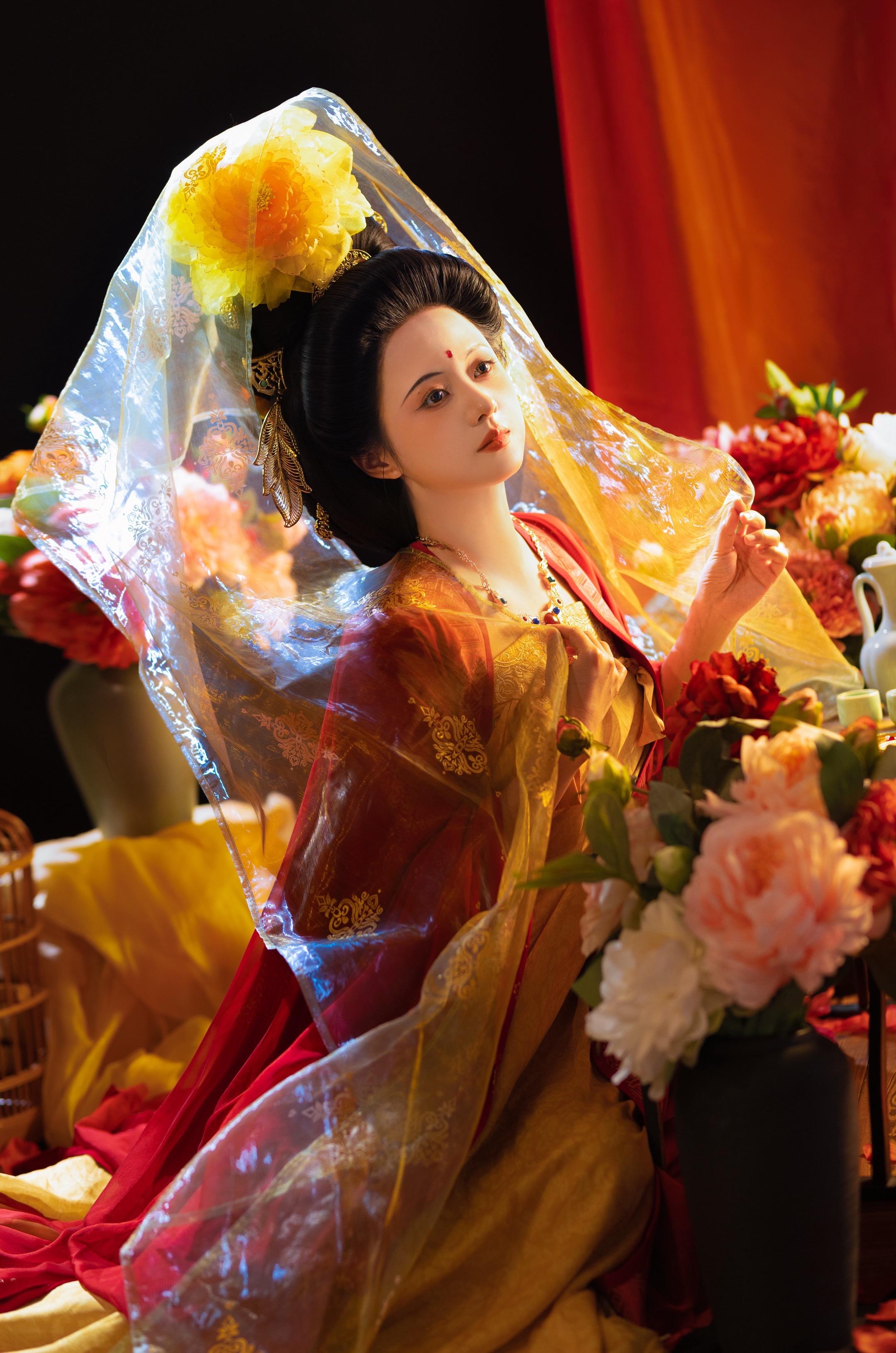 谁诀别相思成疾，莫问天涯也莫问归期。造型参考的甜汐老师的，真的超级好看