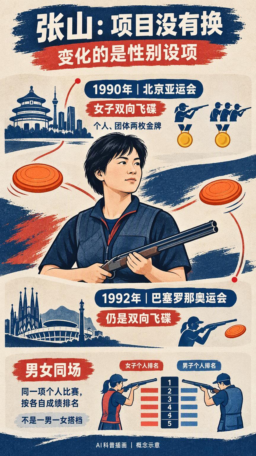 从女子组两金到男女同场，张山为何没有“换项目”？张山从女子组走进男女同场赛场两年