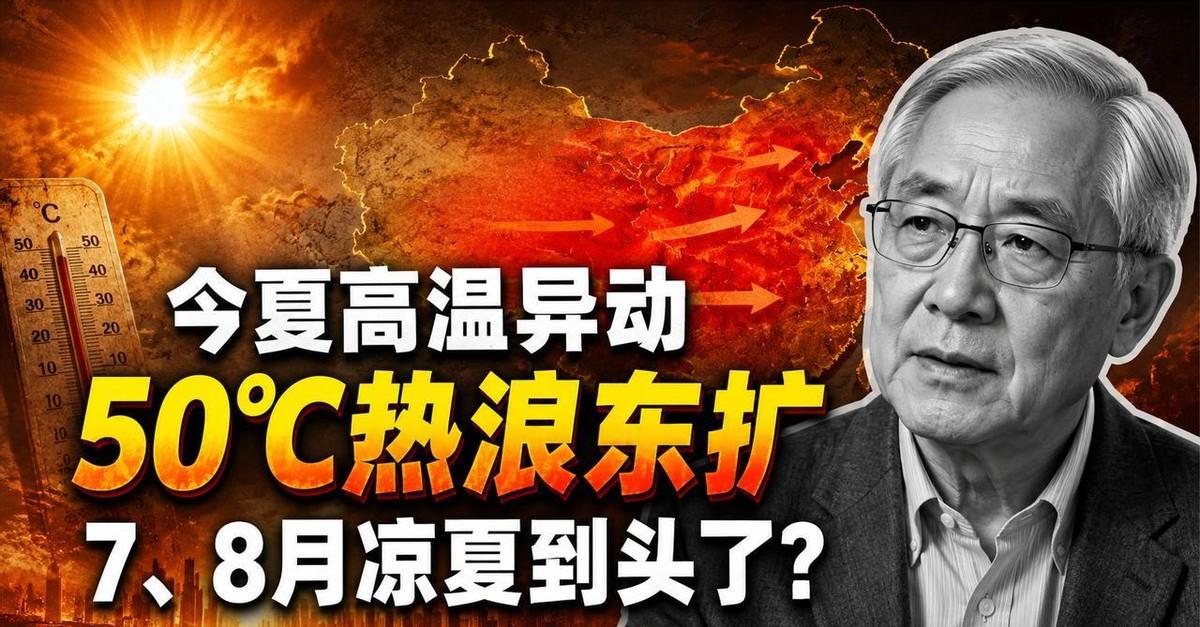 你是不是也在享受这反常的凉爽夏天？但别高兴太早。新疆50度高温预警已拉响，一个“