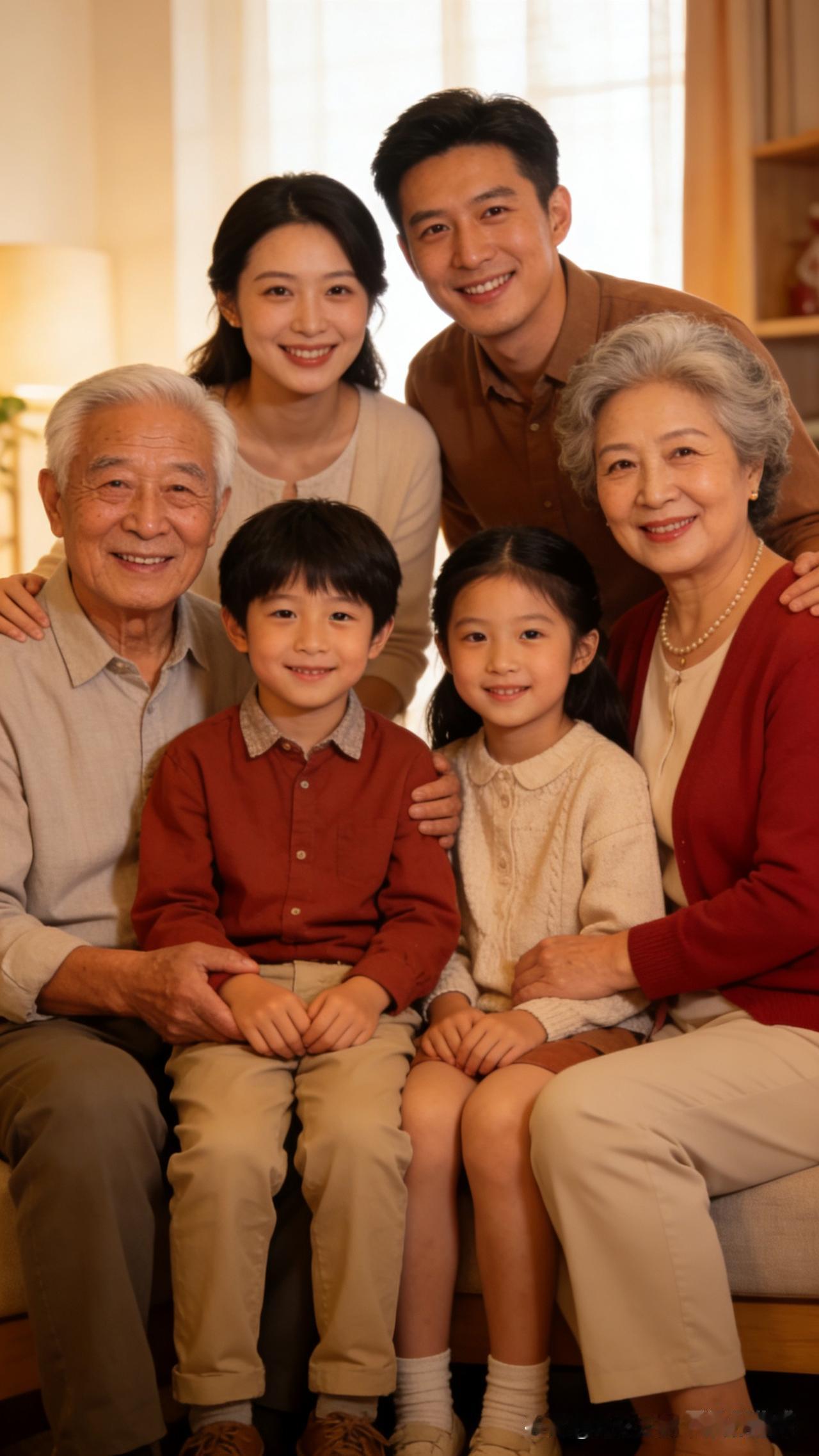 所求不多，唯愿合家欢乐常伴。
家人安康无恙，日常平淡温暖，岁岁相守皆安，便是满心