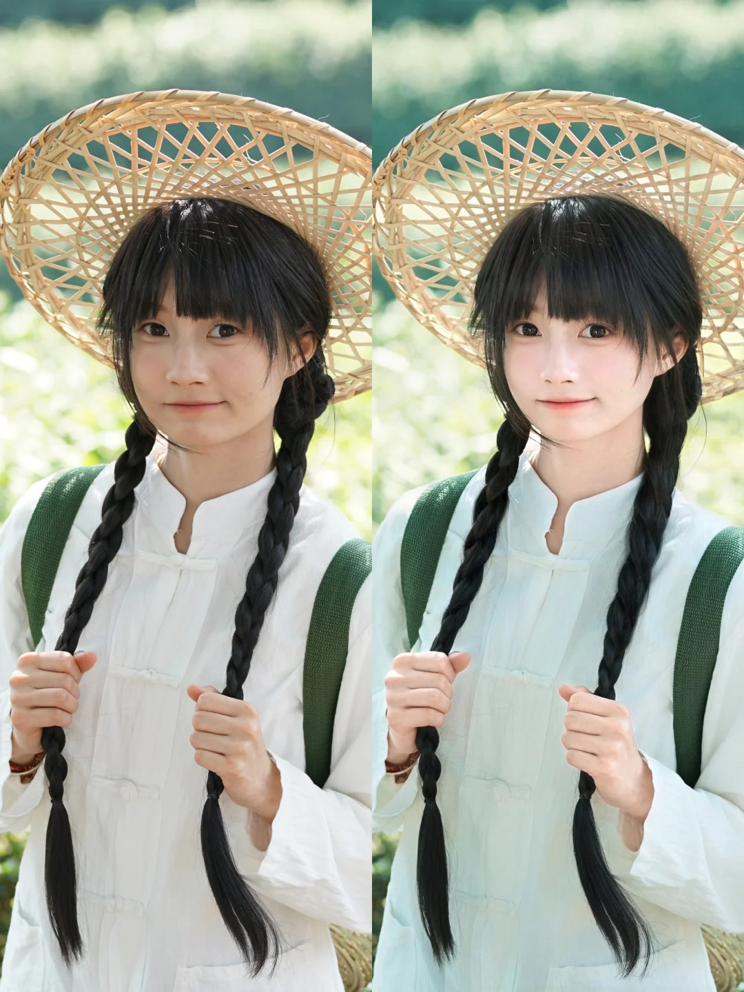 修完后也太惊艳了吧、后期修图前后对比