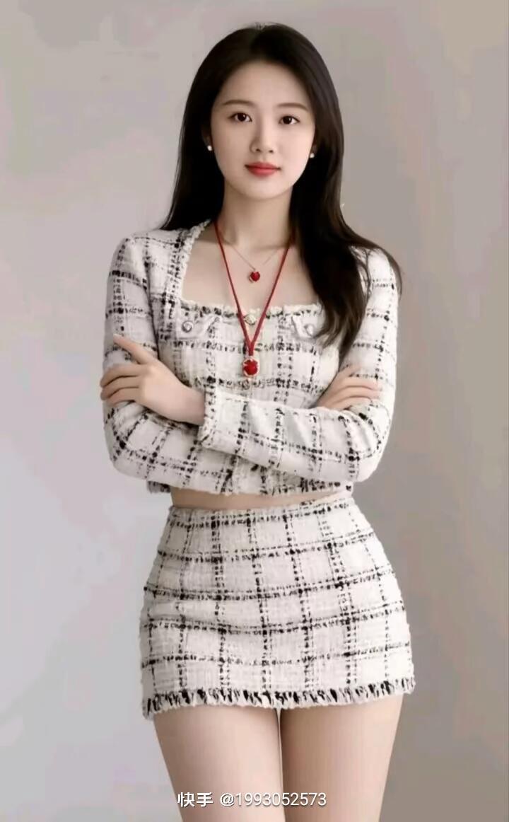 复古格纹穿搭，甜美少女心💕