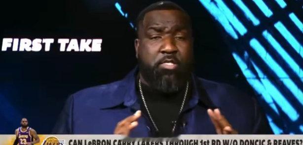 帕金斯说道：“湖人已经完了，彻底没戏了，这个赛季结束了。他们就是首轮出局。你不可