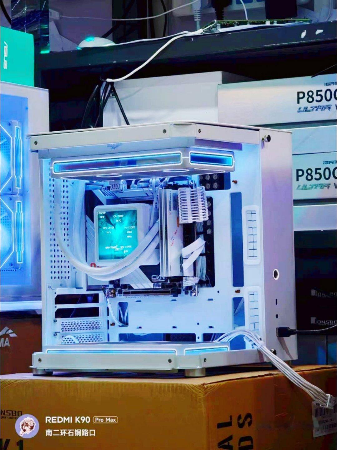 乔思伯TK-1搭配ZA240风扇+B240-GT水冷，内存达墨的还挺搭