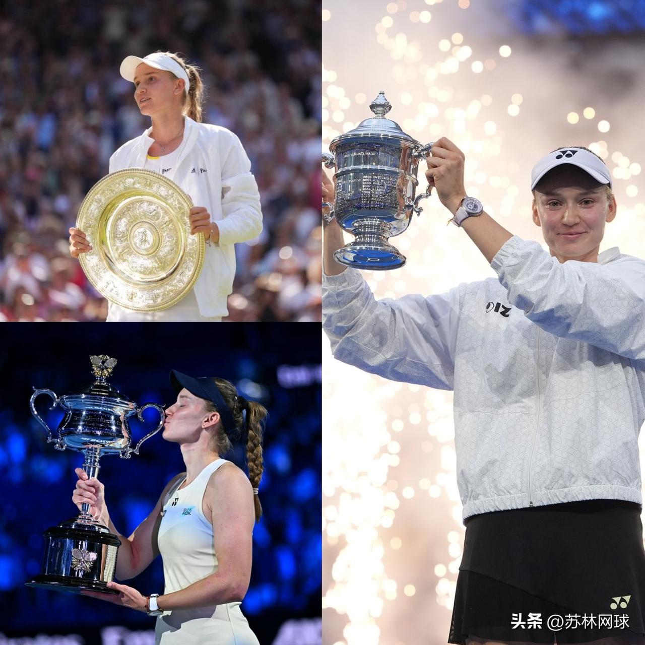 莱巴金娜3满贯得主
大满贯奖杯不断增长。

✅温网2022.🏆
✅澳网2026