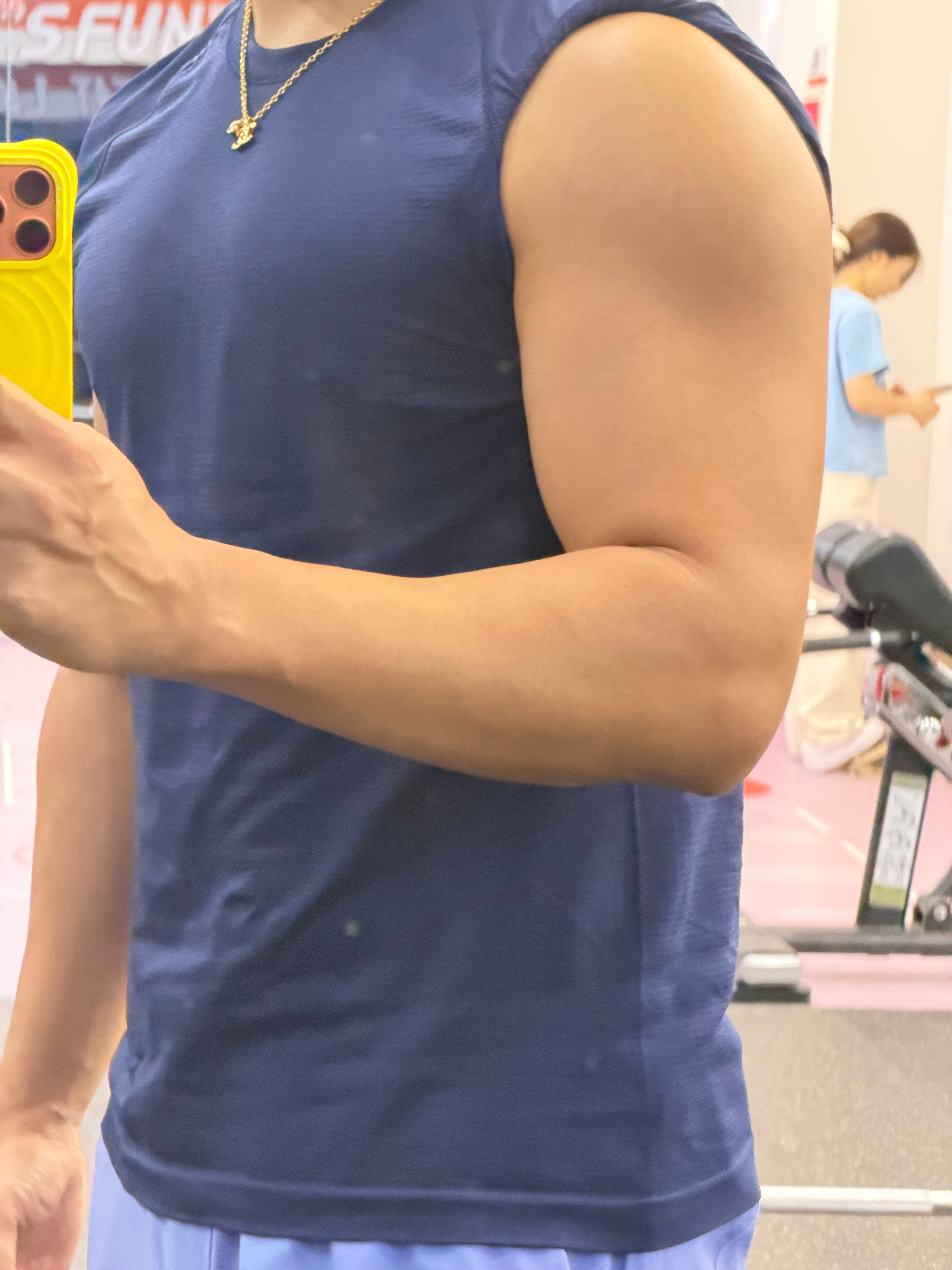 努力中 