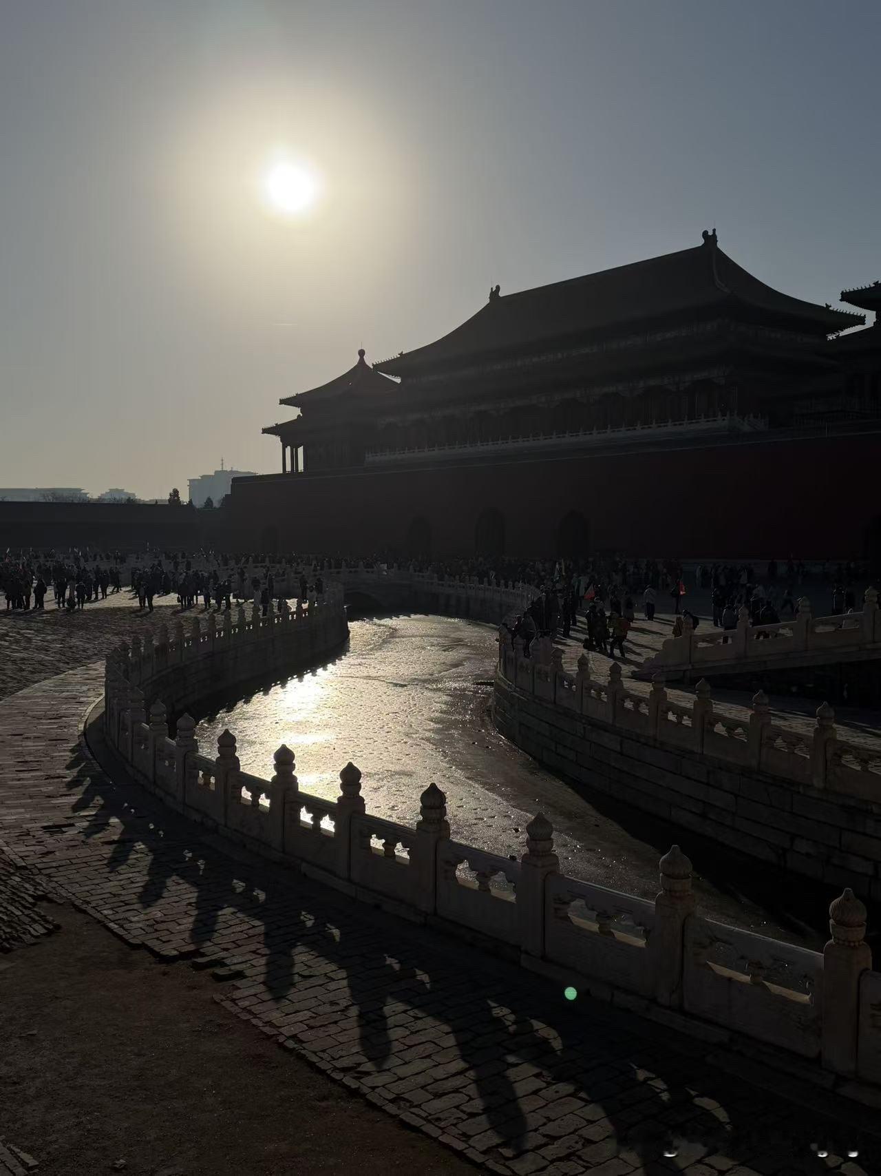 在北京过大年，用手机拍的，古宫一景，北京冬日自拍 北京氛围感拍照 北京暖冬拍照
