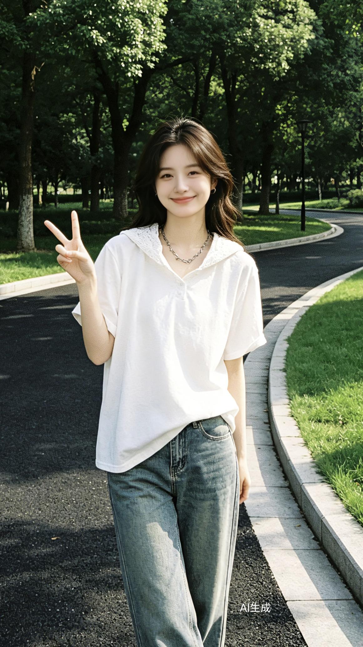 夏日休闲穿搭 大码短袖 显瘦穿搭 穿出自己的风格 女装穿搭