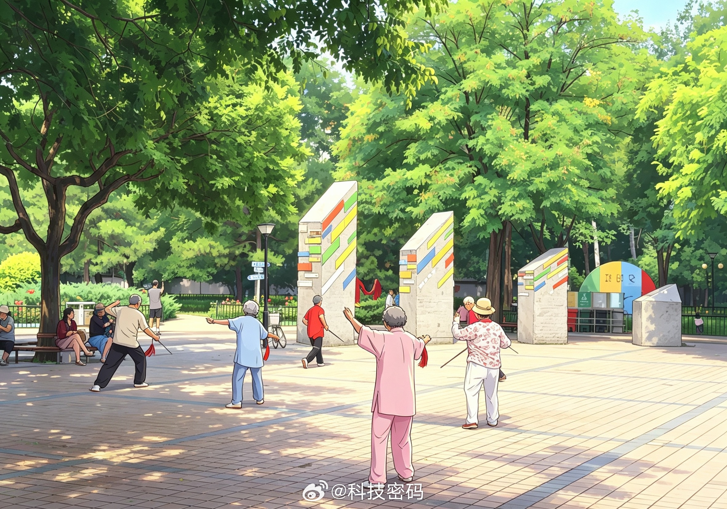 各位早安，老北京太极了解一下这就是你们向往的老年生活吗？ 