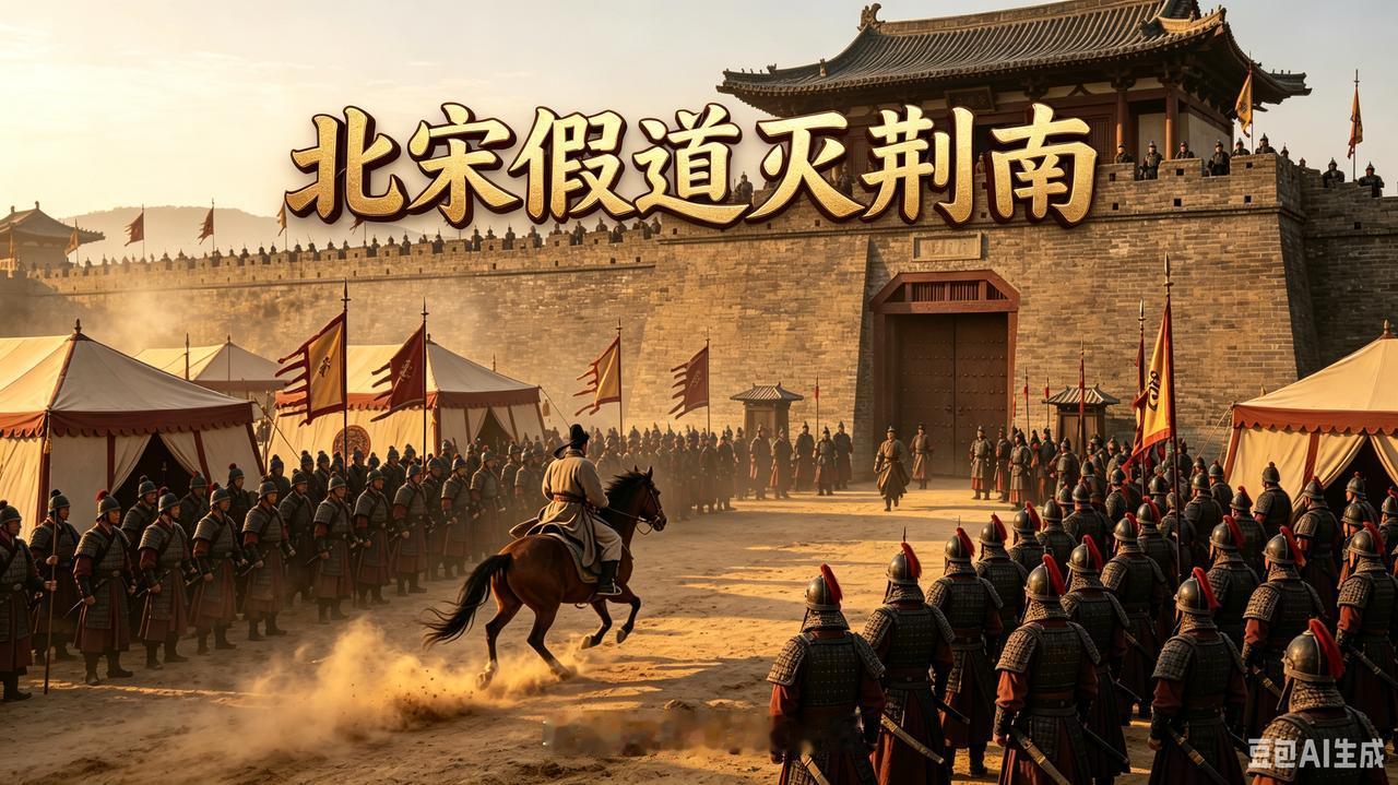 北宋版的假途灭虢:

公元963年，赵匡胤派慕容延钊和李处耘率军南下，到襄州集结