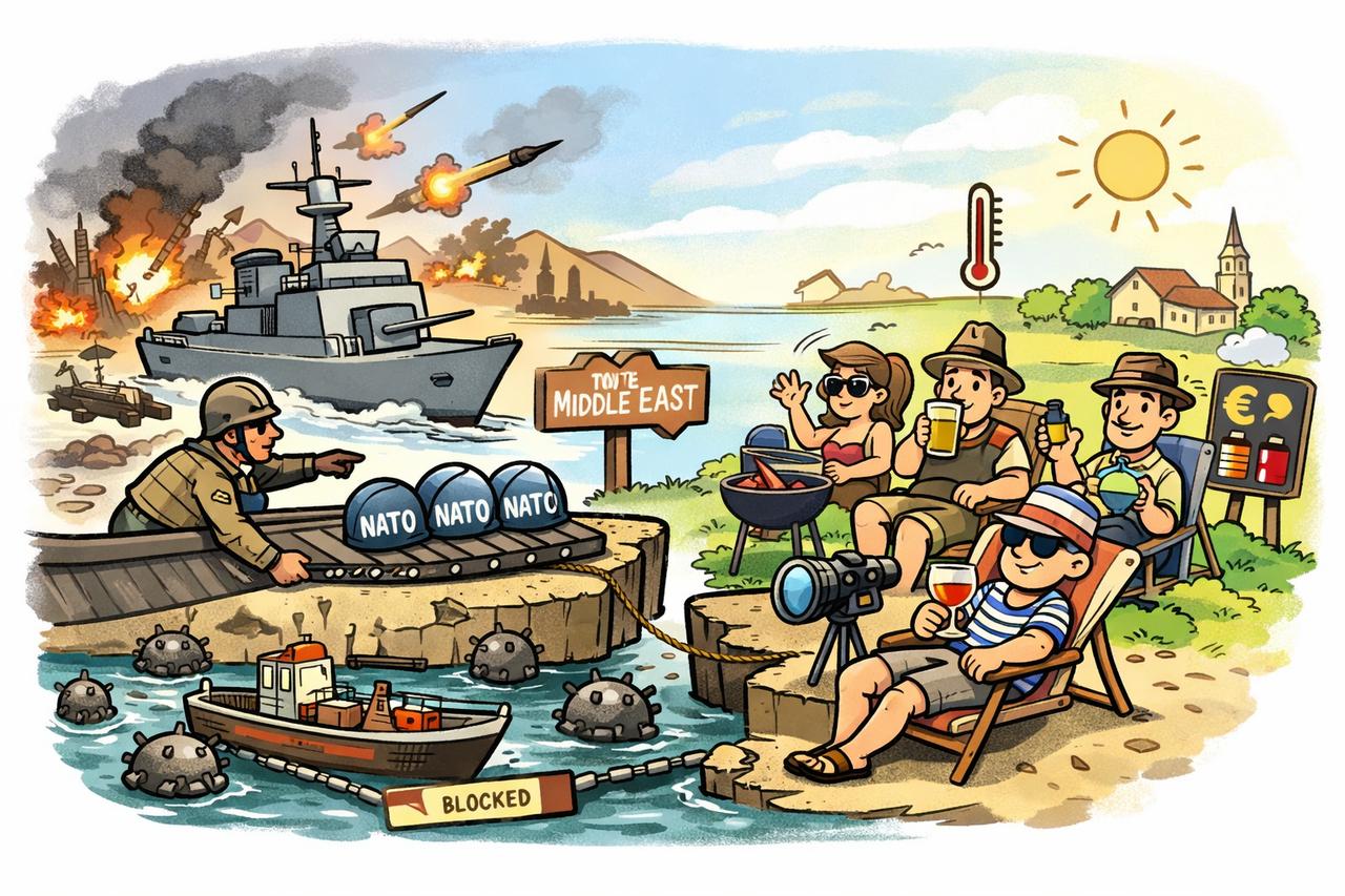 美国想把自己发动的战争，变成盟友必须承担的责任，但欧洲集体拒绝了。
美国在中东的