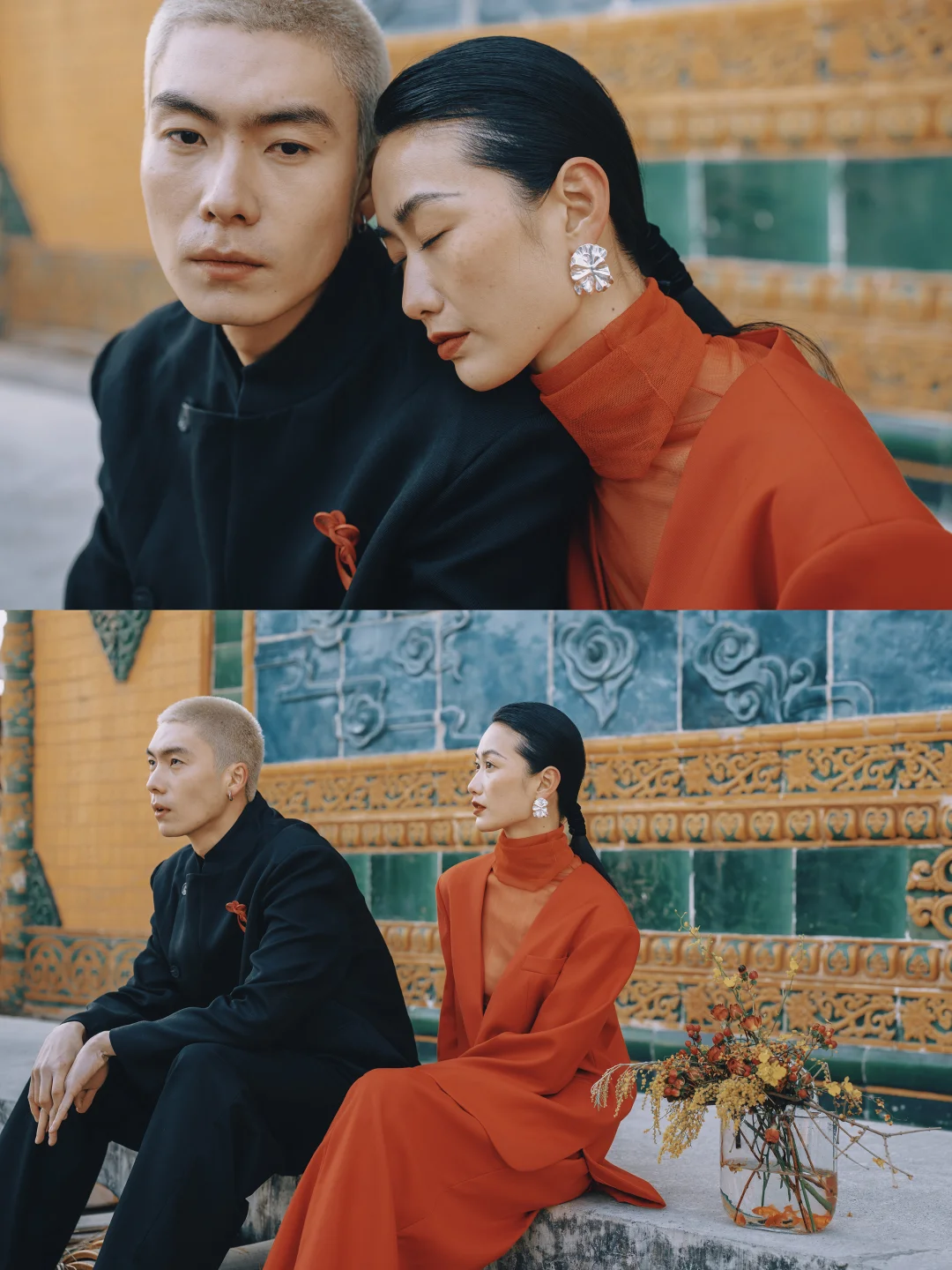 胶片婚礼色调，转档直出。