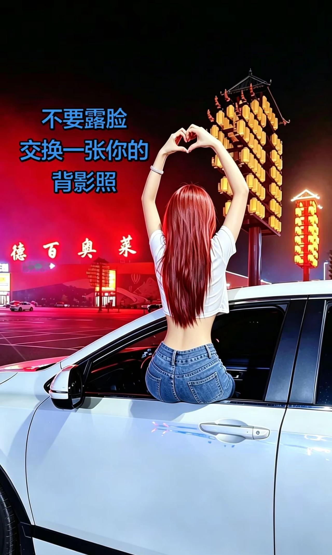 车窗出逃，比个快乐手势✌🏻。车窗拍照 长发我有 车我也有 车窗卡不住我 所以特