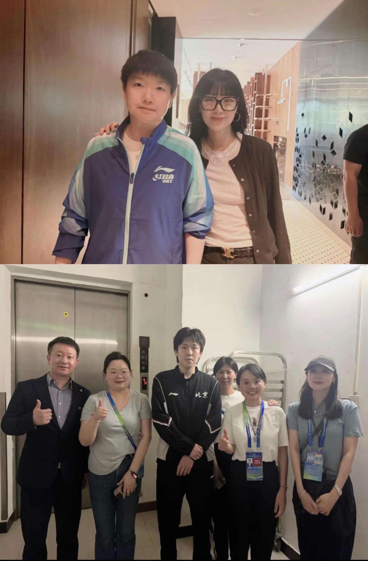 莎莎和姐妹合照落落大方，真的好可爱，年轻的猫，大家都喜欢！
王队长和姐妹合影，好