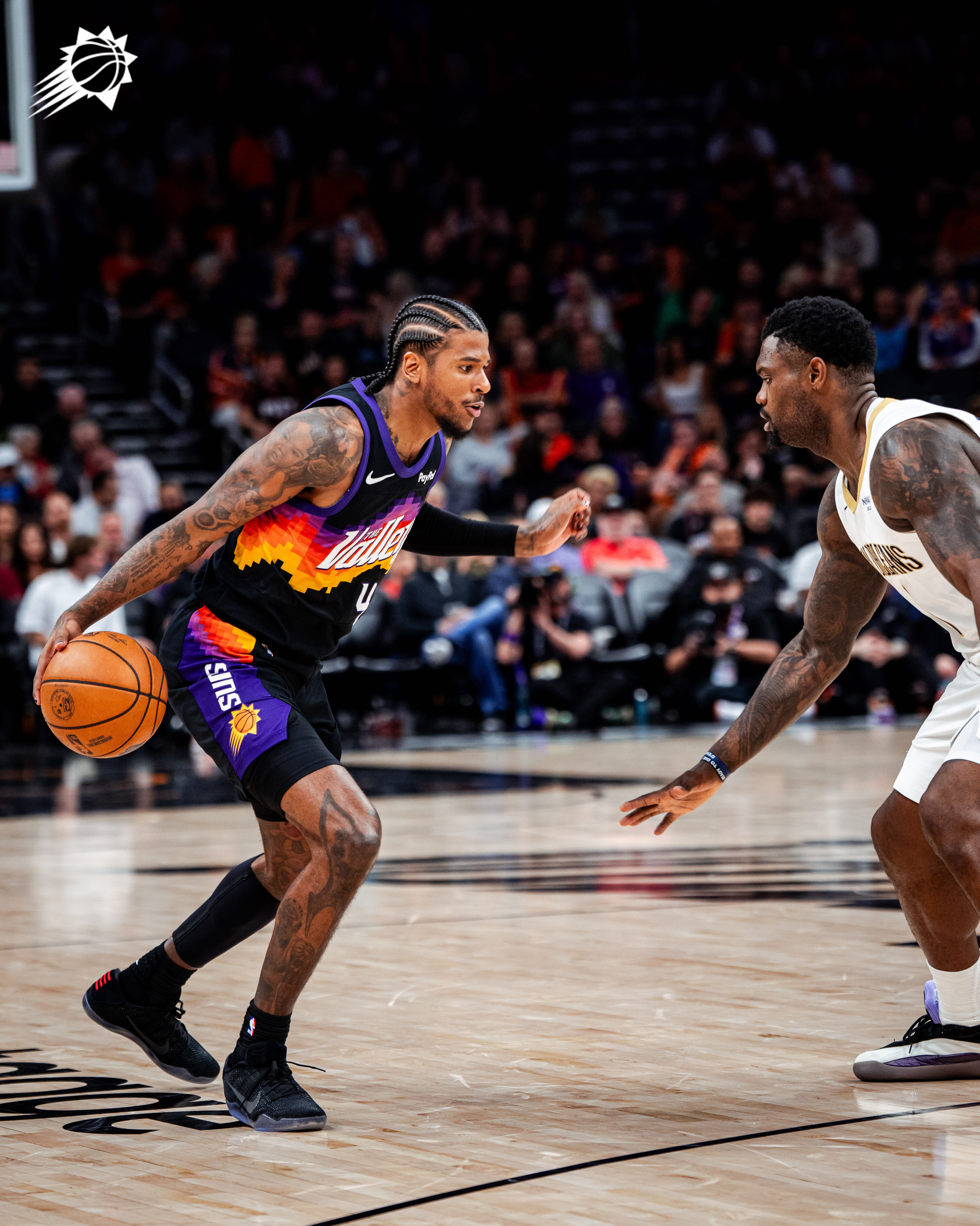 JG单挑锡安上篮得手👋菲尼克斯太阳 ｜旭日东升 ｜ 鹈鹕vs太阳