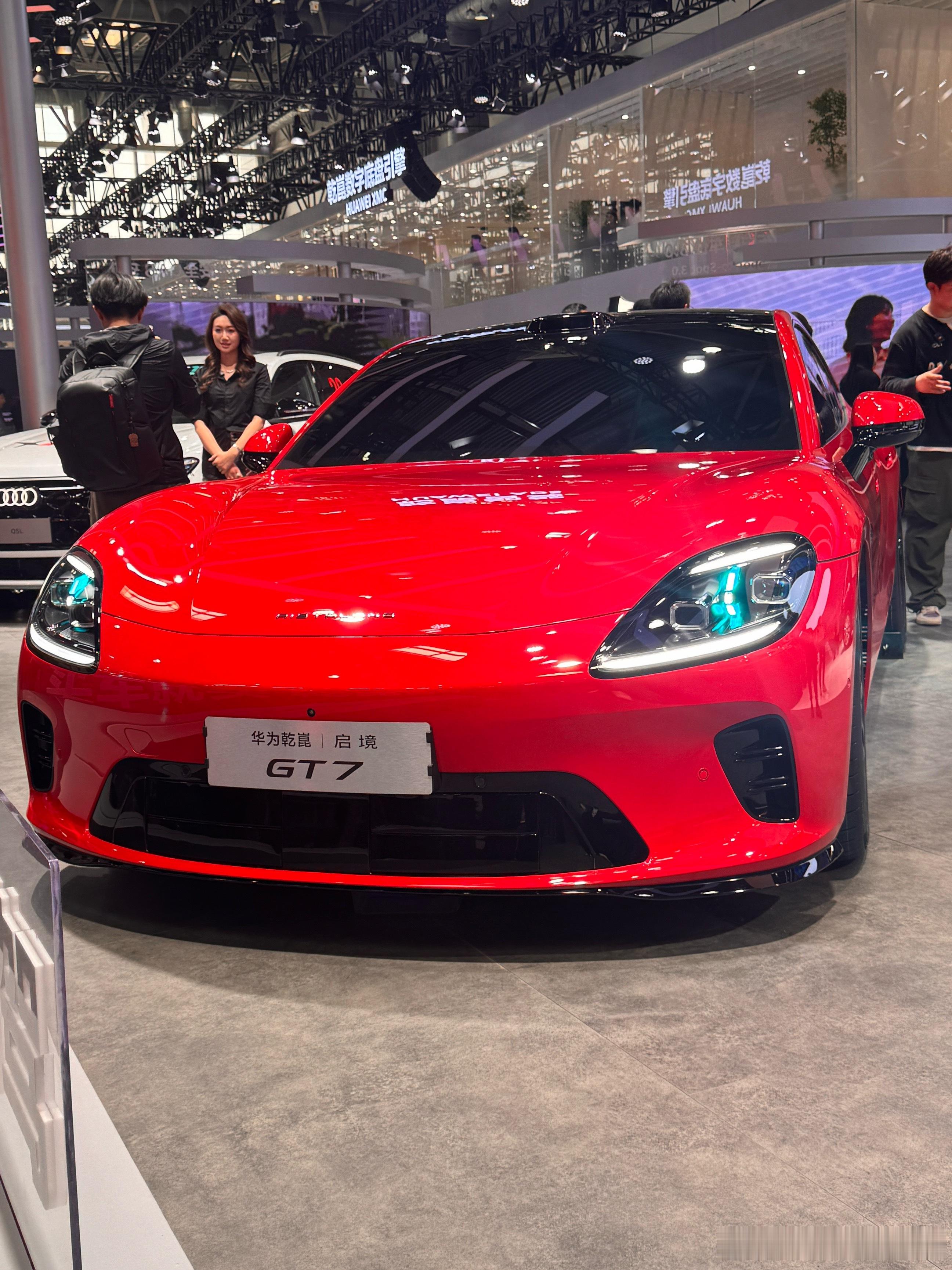 华为全新一代技术上车启境GT7 远看还以为是什么欧洲豪车，近看这不是广汽帕美青春