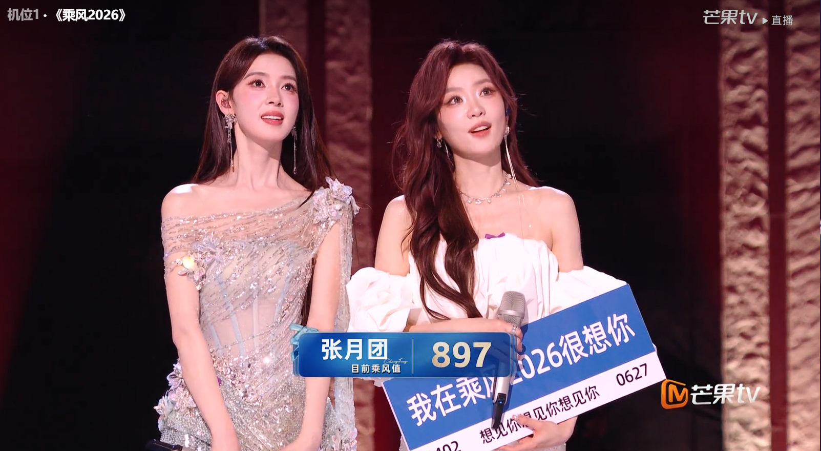 浪姐总决赛《乘风2026》总决赛直播第二轮结果《想见你想见你想见你》张月、陈瑶获