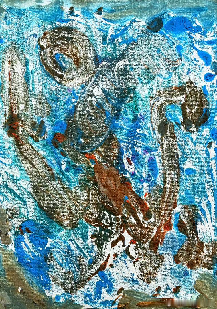 摄影人  王鹭佳：2021油画作品。油画王鹭佳