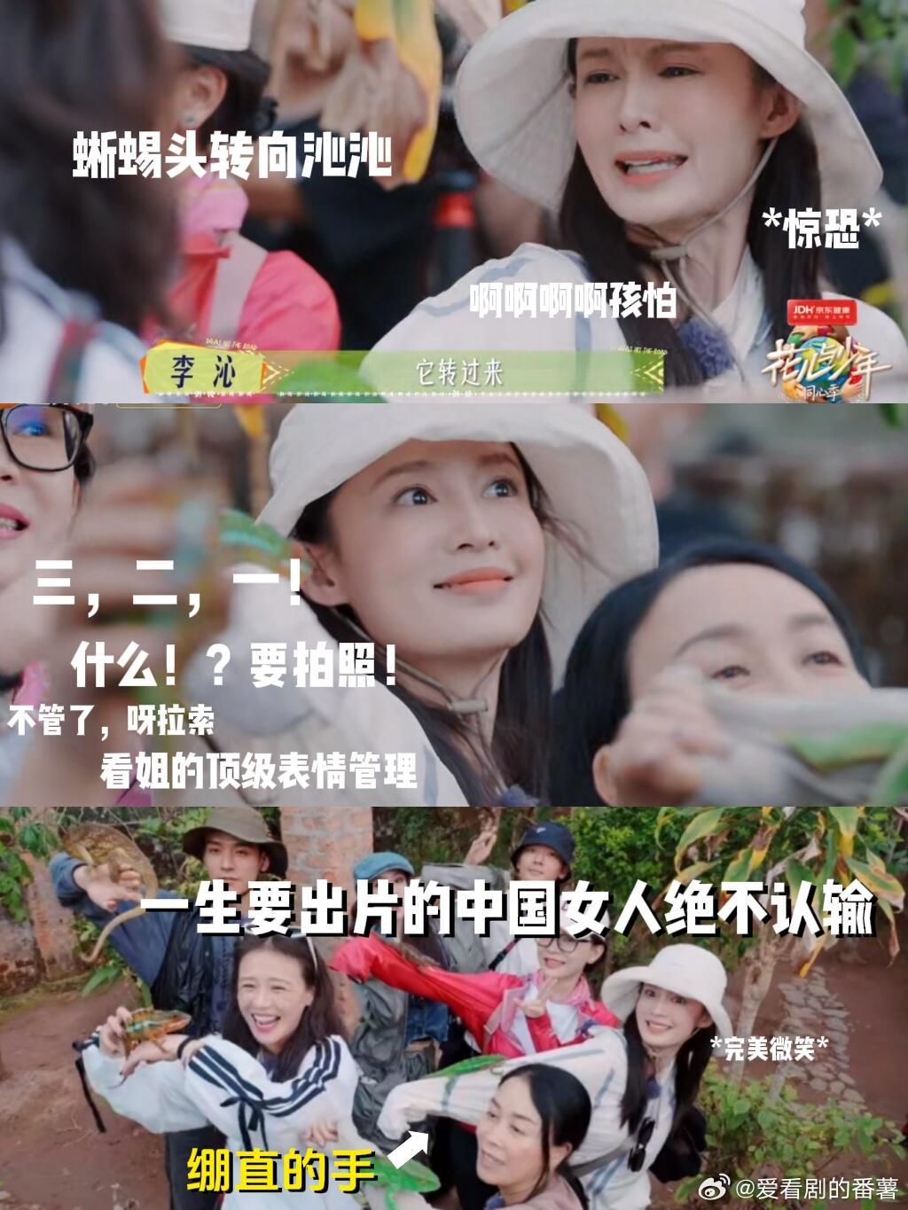 花儿与少年[超话]  《一生要出片的中国女人》哈哈哈哈太逗了沁，就算害怕照也得拍