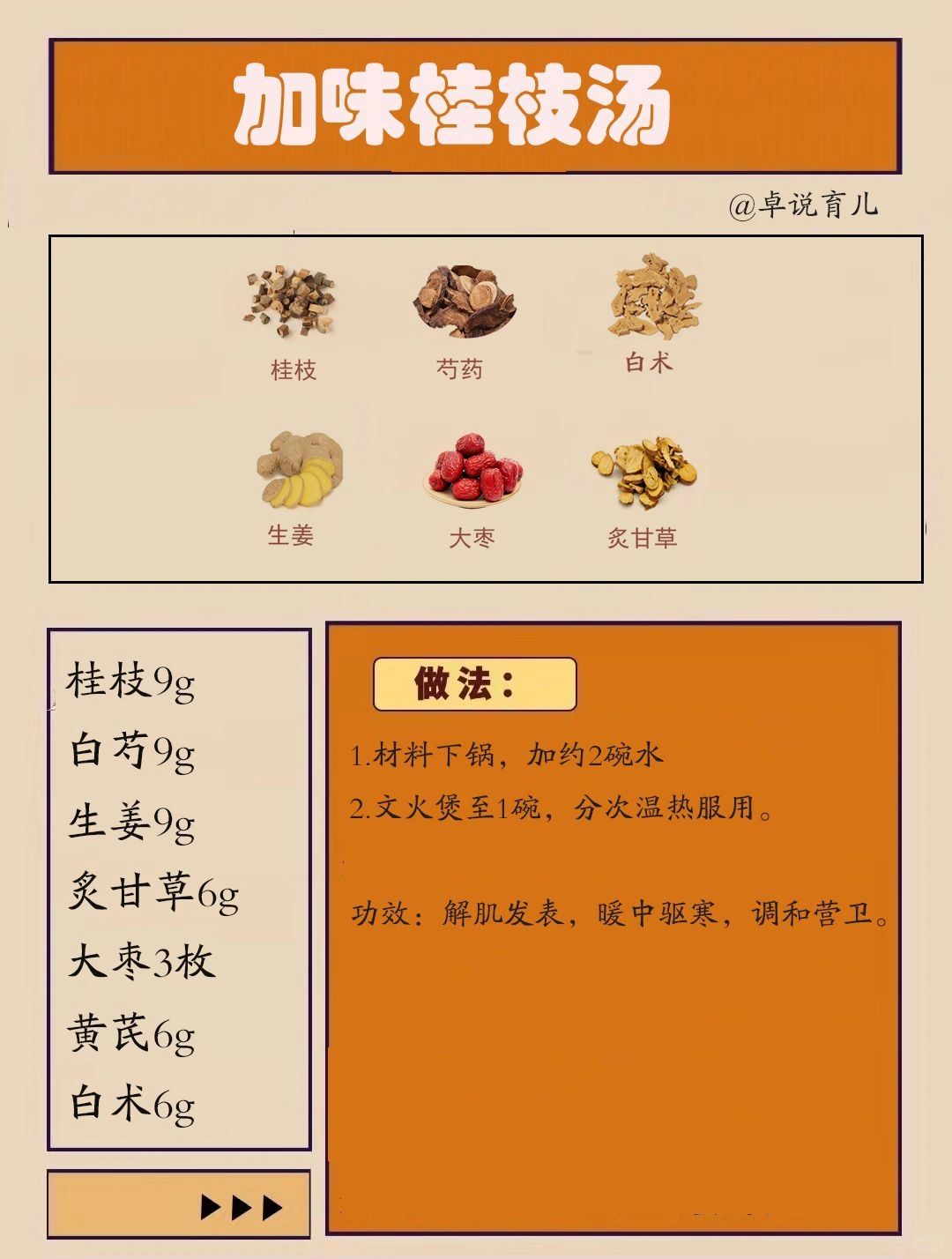 清👃💦，桂枝汤➕玉屏风散真香啊