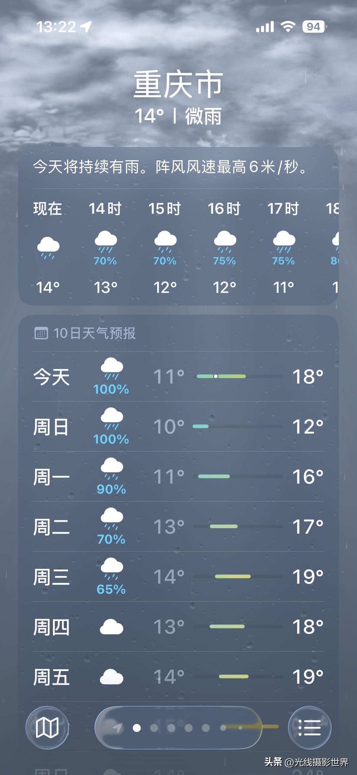 哎！重庆桃花，真的惨了！3月14日，星期六，重庆主城区，雨雾蒙蒙……今晚，重庆中