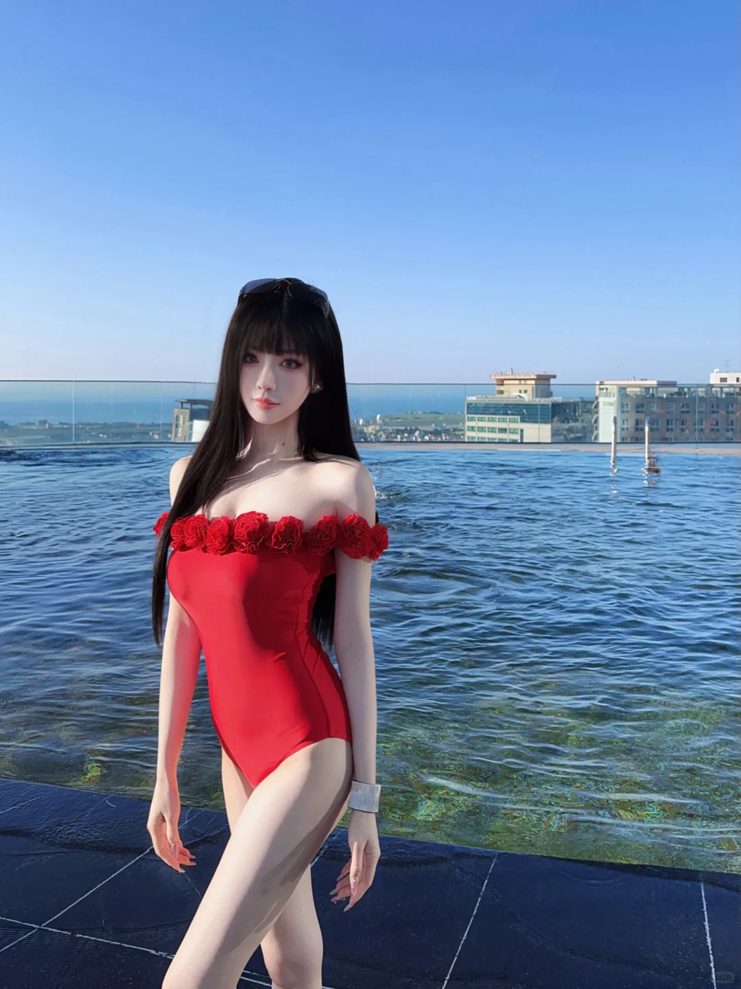 新泳衣漂亮吗❤️