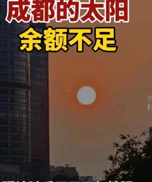 看来成都的太阳明显余额不足，光线微弱，而且在躲躲闪闪，会不会又要下线？
这时就要