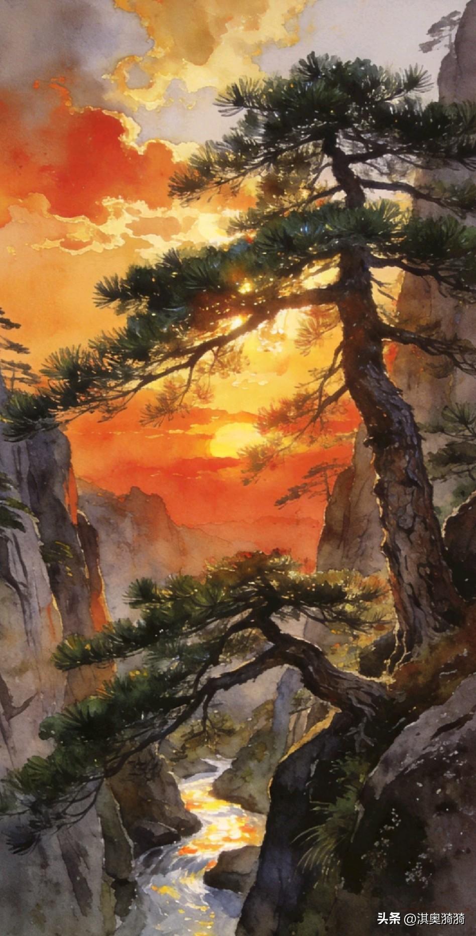 《心安处即吾乡》

流年缓缓水东流，日子平平心自收。
半世风霜半世雪，一程烟雨一
