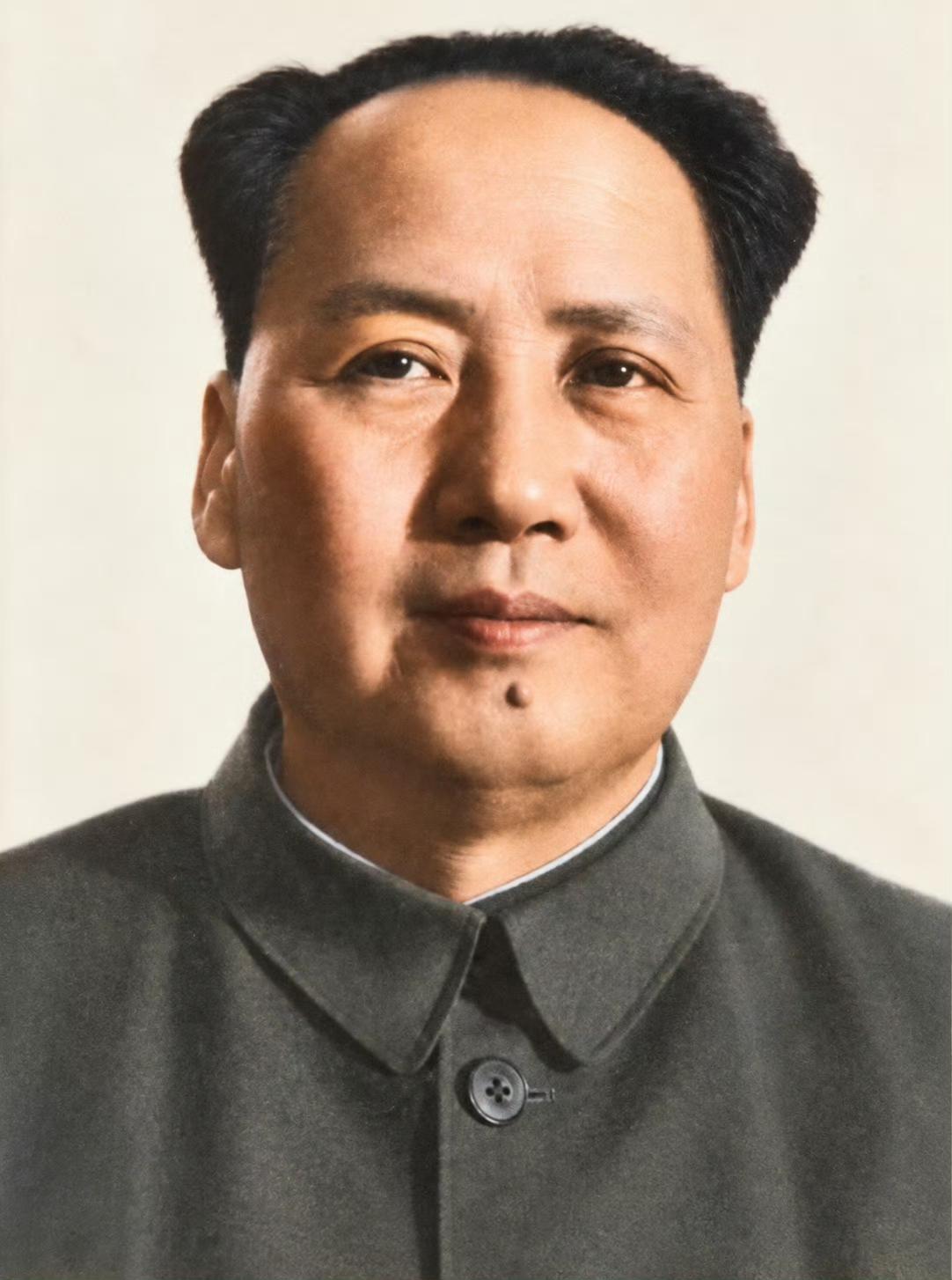 看到网友发的，毛主席的标准照，好清晰，存一下！ ​​​