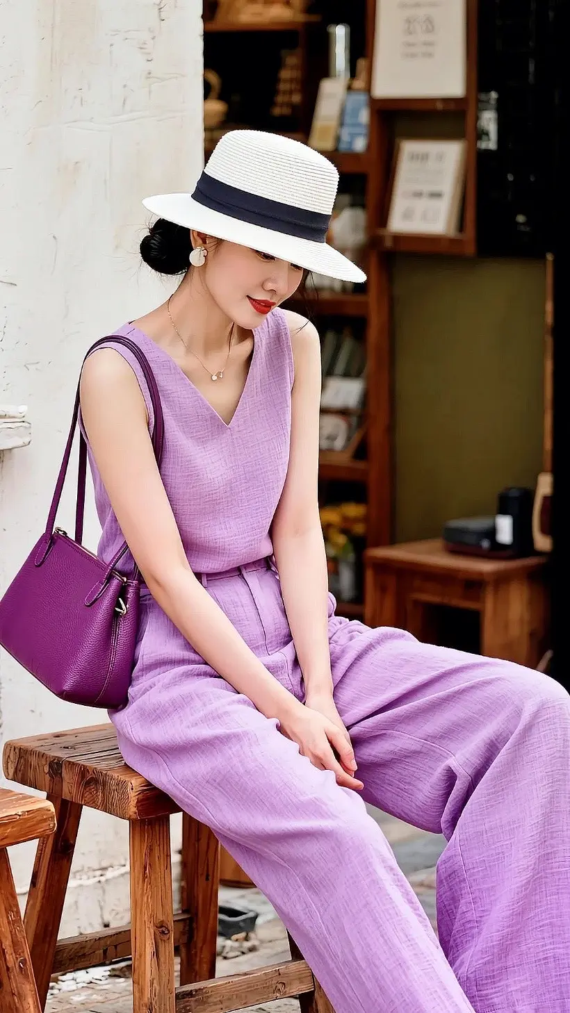 AI淡紫生活照 ai创作 广告分成玩法达人伙伴计划