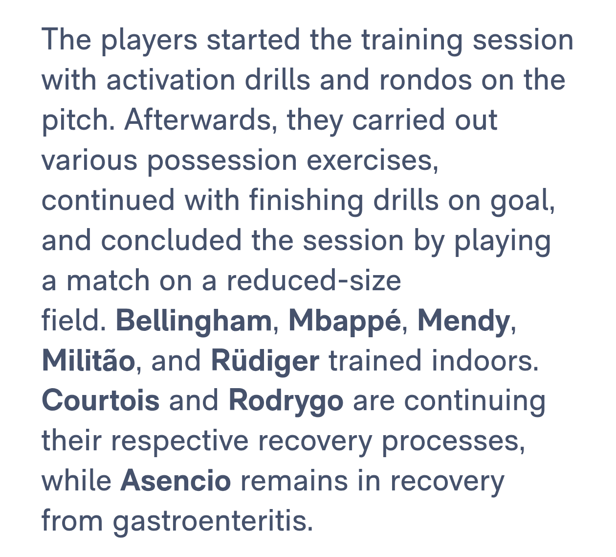 今天室内训练🏠贝林厄姆