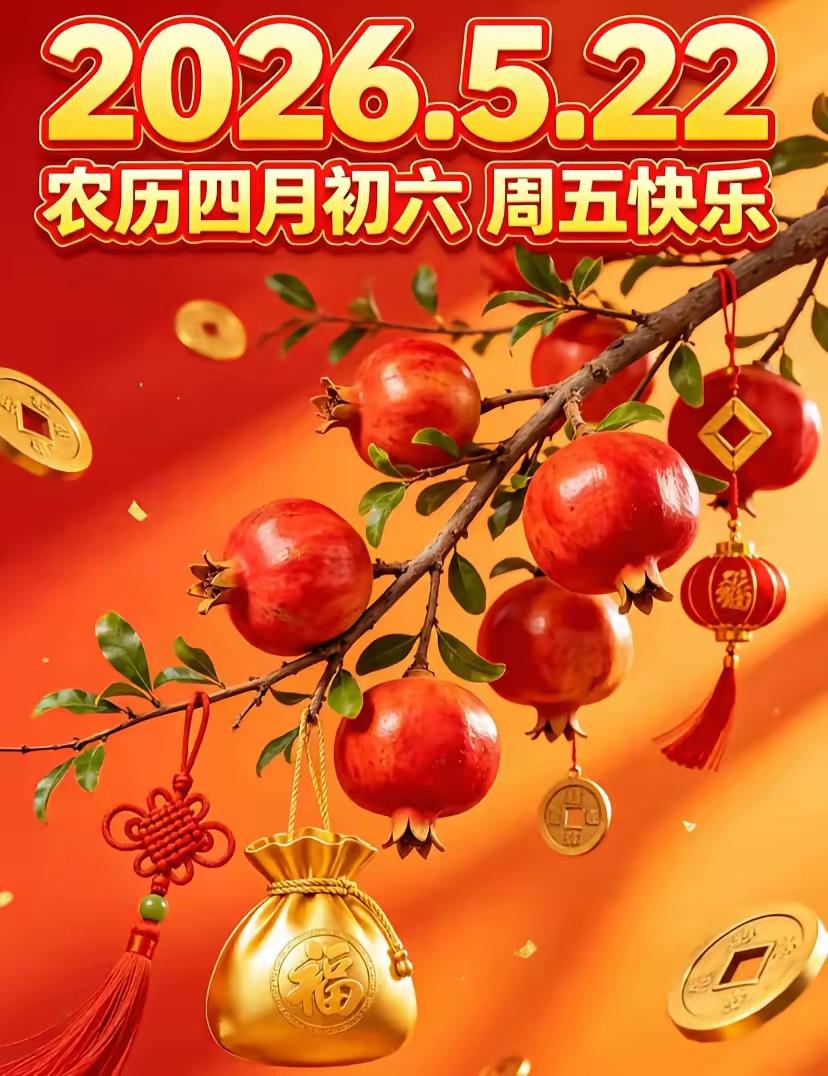 “5.22”🌹🍎早上好😁🌹
愿美好不期而遇，幸福如约而至。平安喜乐！[大