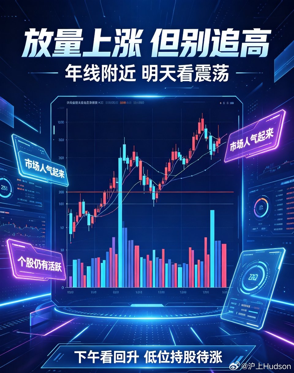 今日A股 大盘复盘 股市节奏分析 持股策略大盘放量反弹逼近年线！短期节奏明确，后