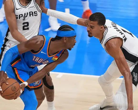 NBA季后赛 ，雷霆123-108战胜马刺NBA 此役后，西决大比分雷霆2-1领