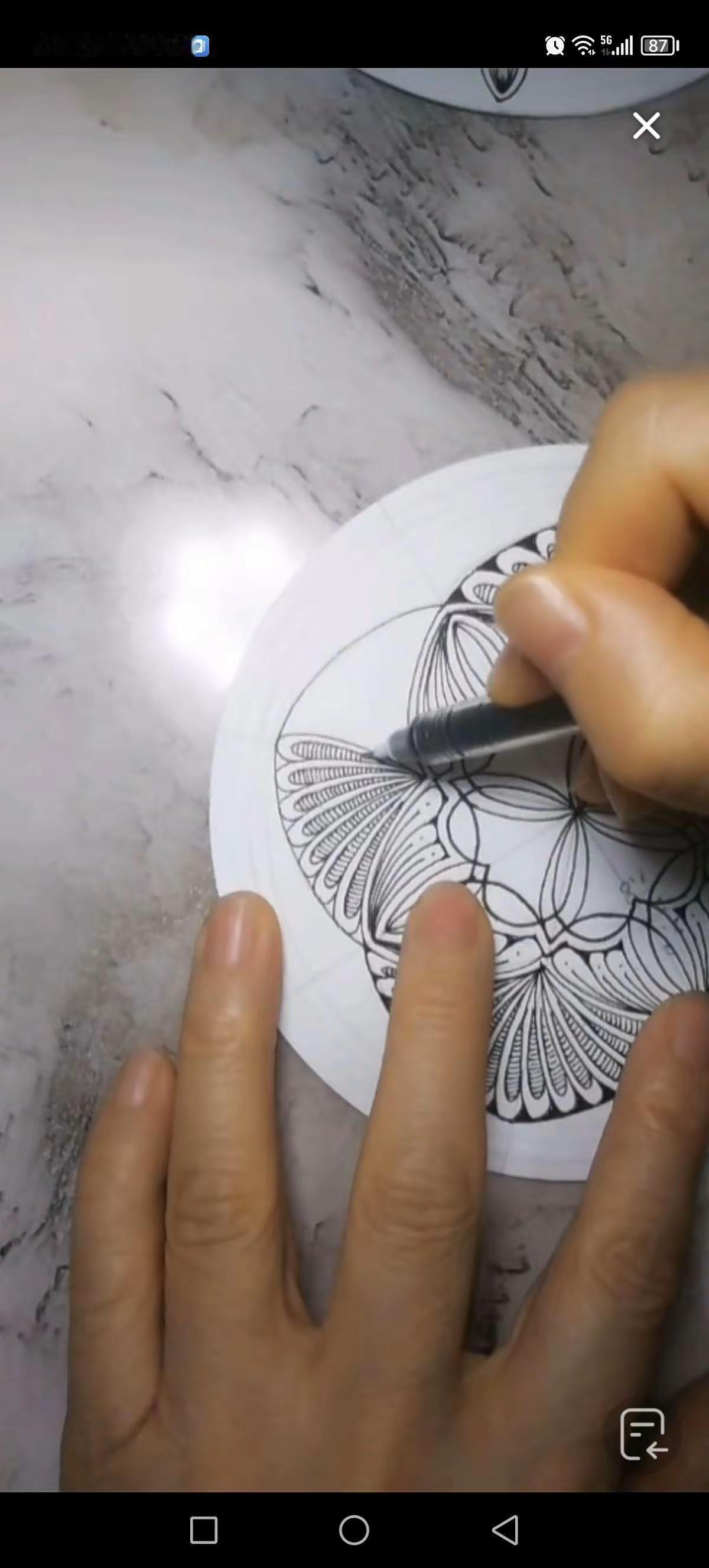 括号在禅绕画里是这样用的。艺术在 创作灵感 手绘 零基础学画画
