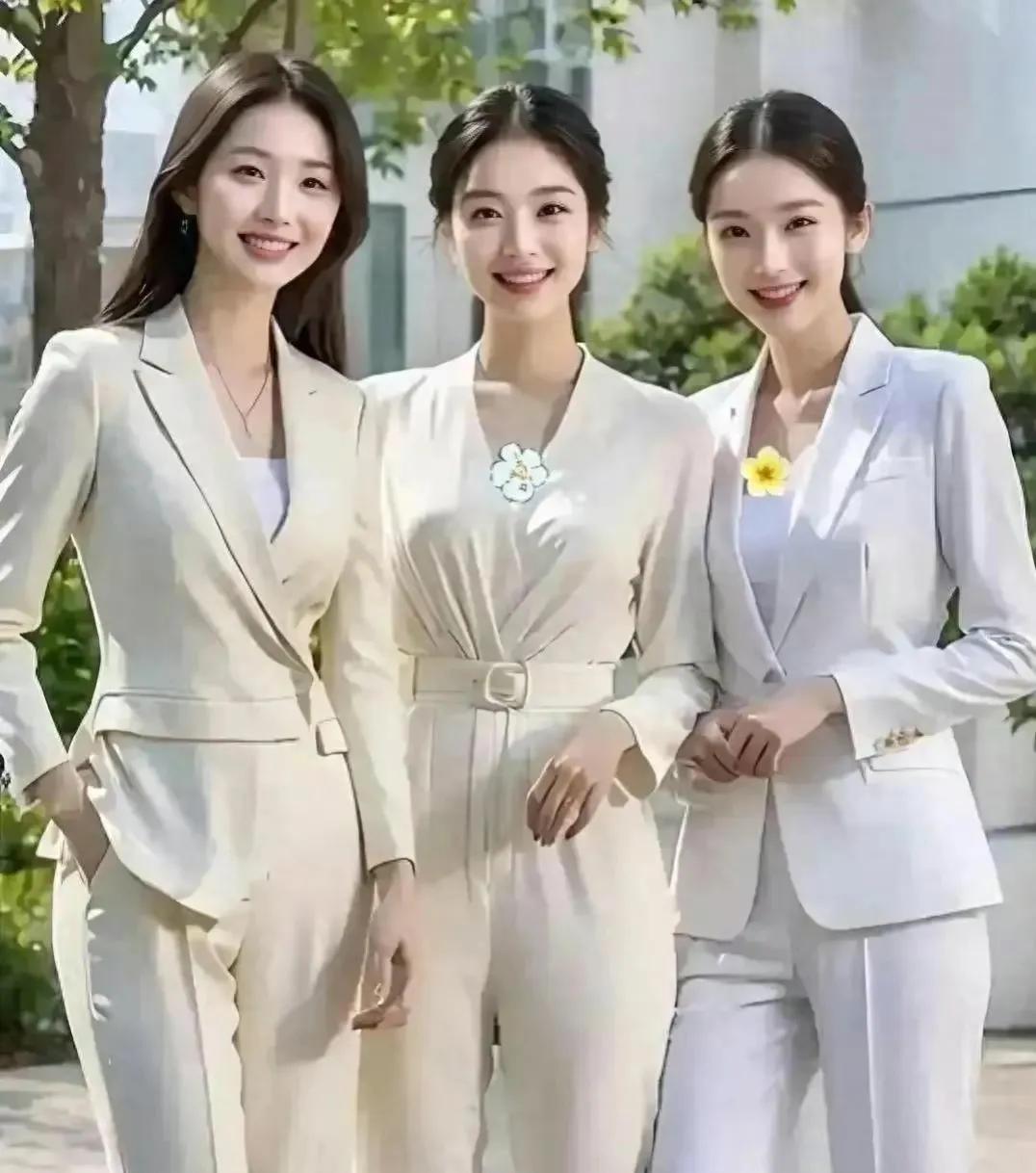 恒大歌舞团，三大金花，果然是颜值、气质都在线，温婉甜美还能歌善舞，真叫人稀罕！
