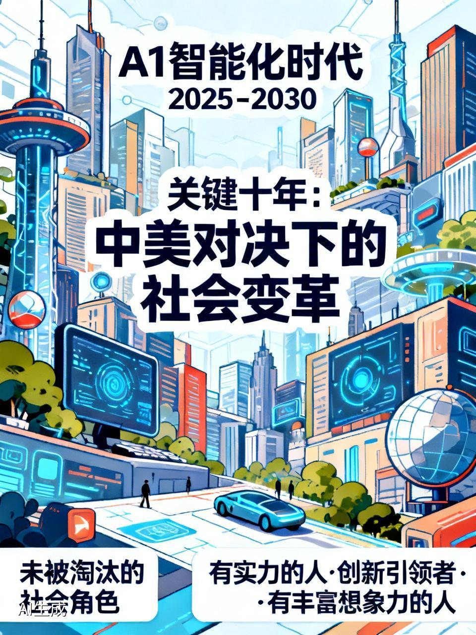 A1智能化时代，2025年至2030年是决定中美对决走向的关键十年。中国A1智能