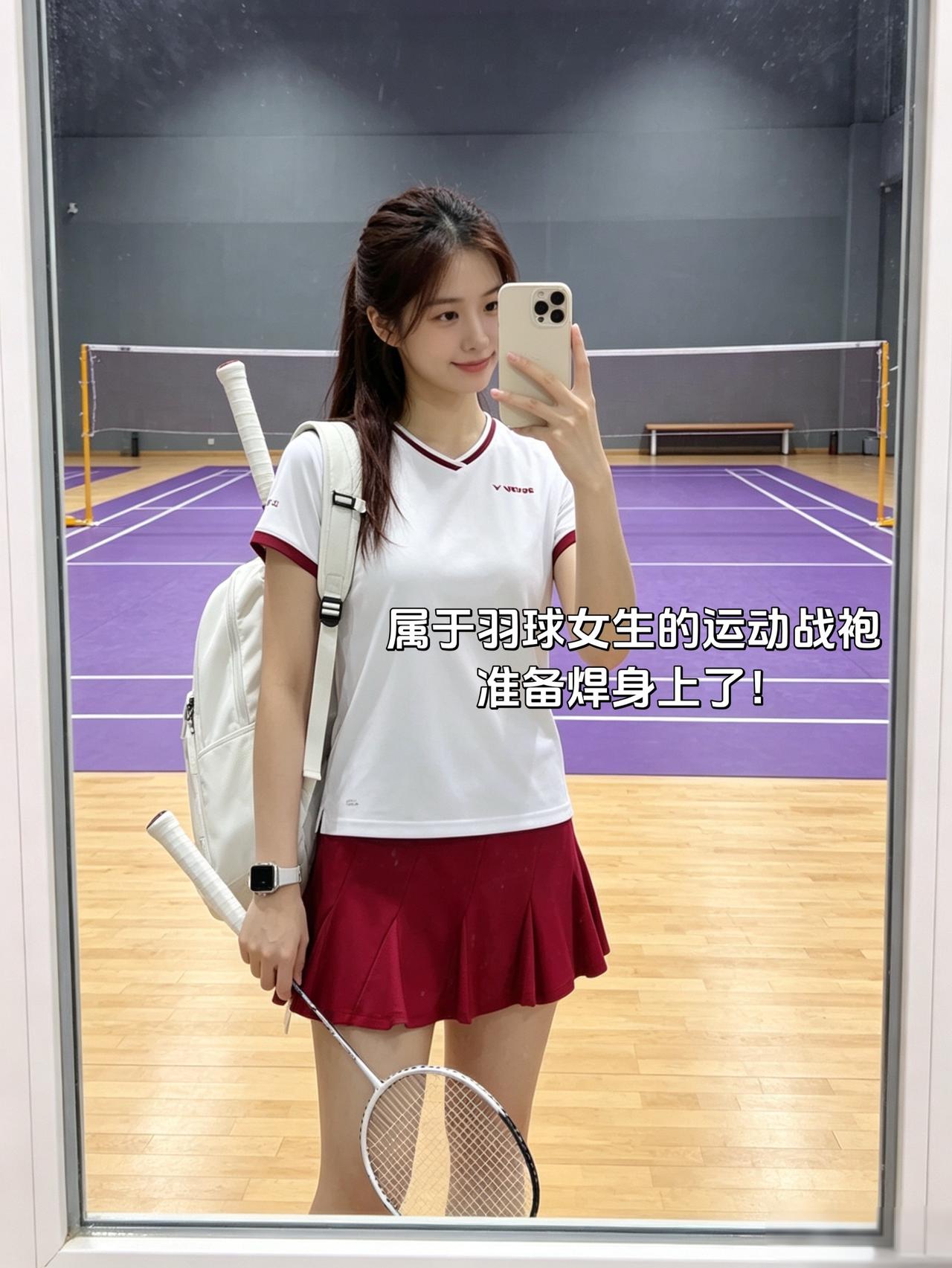 属于羽球女生的运动战袍
准备焊身上了！