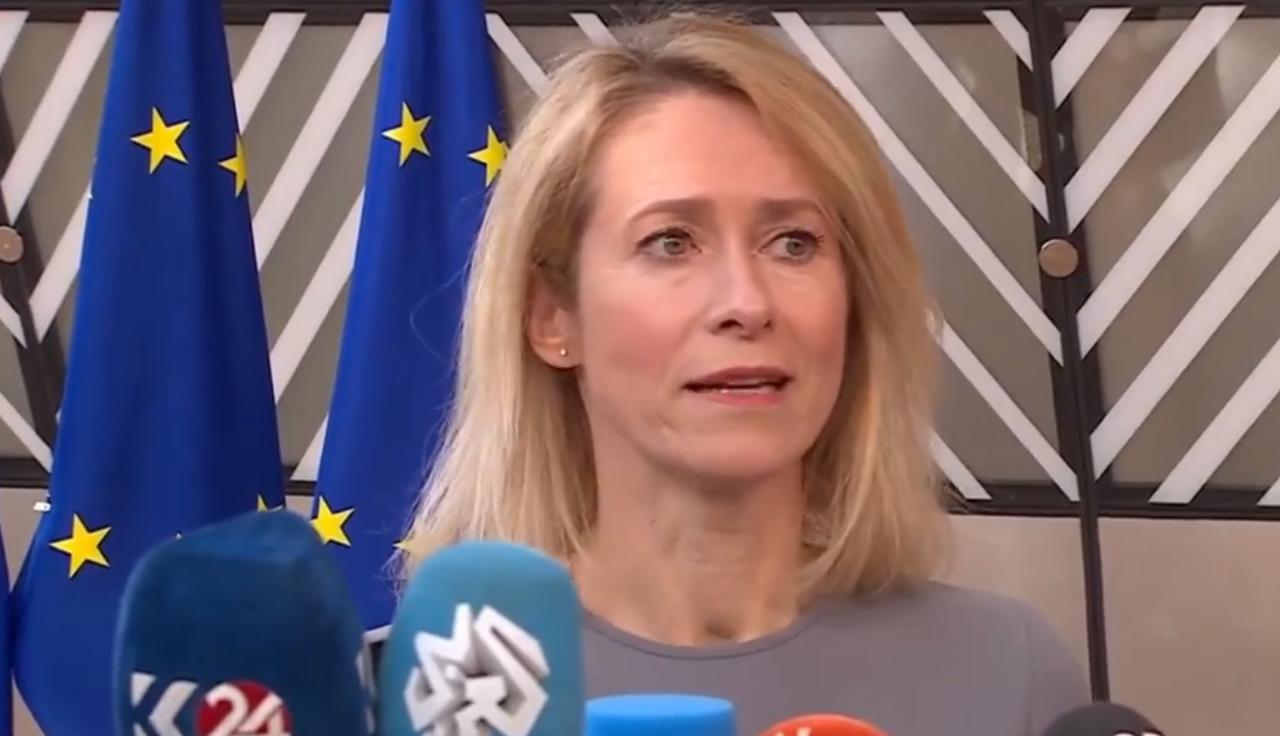 3月19日，在欧盟闭门会议上，卡拉斯用谈恋爱比喻波斯湾局势，导致会场一片哗然。卡