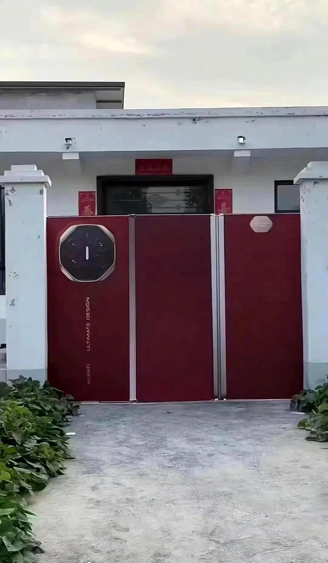 这个大门还真有特色