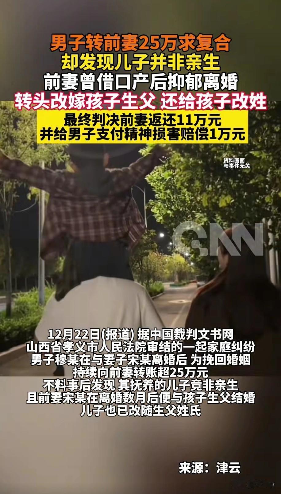 男人哭吧哭吧不是罪
近期有名男子为了挽回婚姻
两年的时间向前妻转款25万求复合