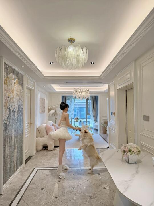 30岁独居100平公主房，真的好舒服