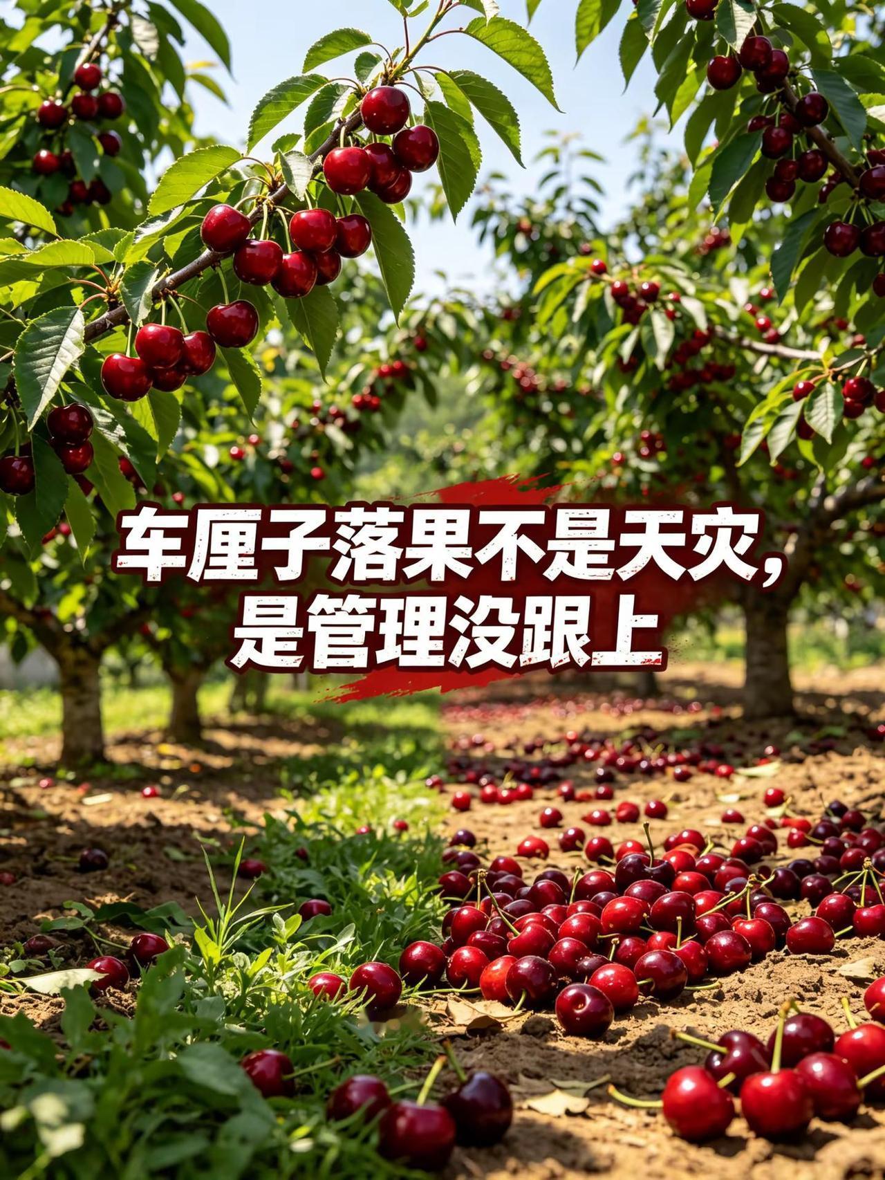 车厘子落果不是天灾，是管理没跟上。车厘子种植