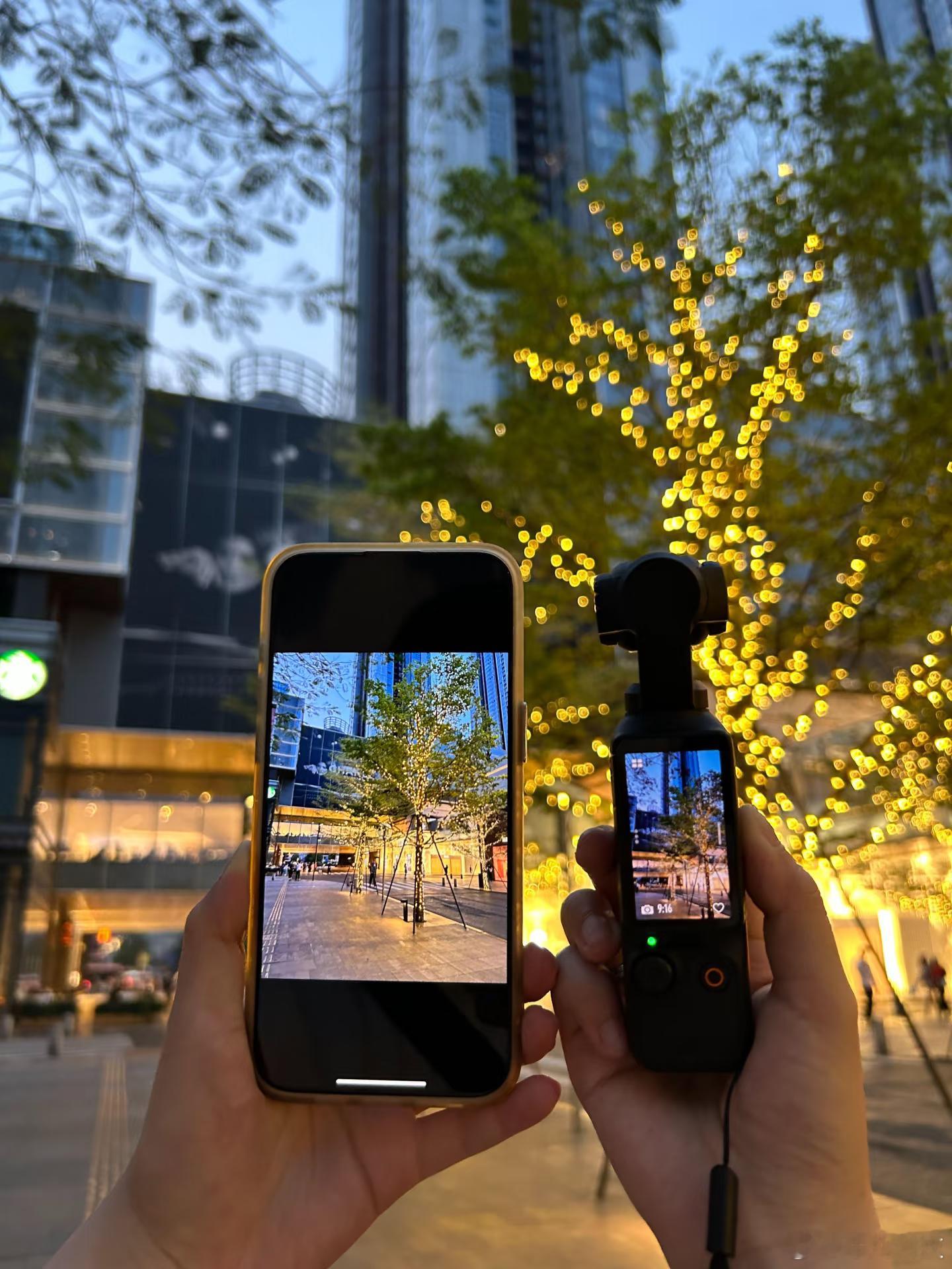 有了iPhone还用买大疆吗这个话题今天冲上热搜，网友分成两派：手机党说iPho