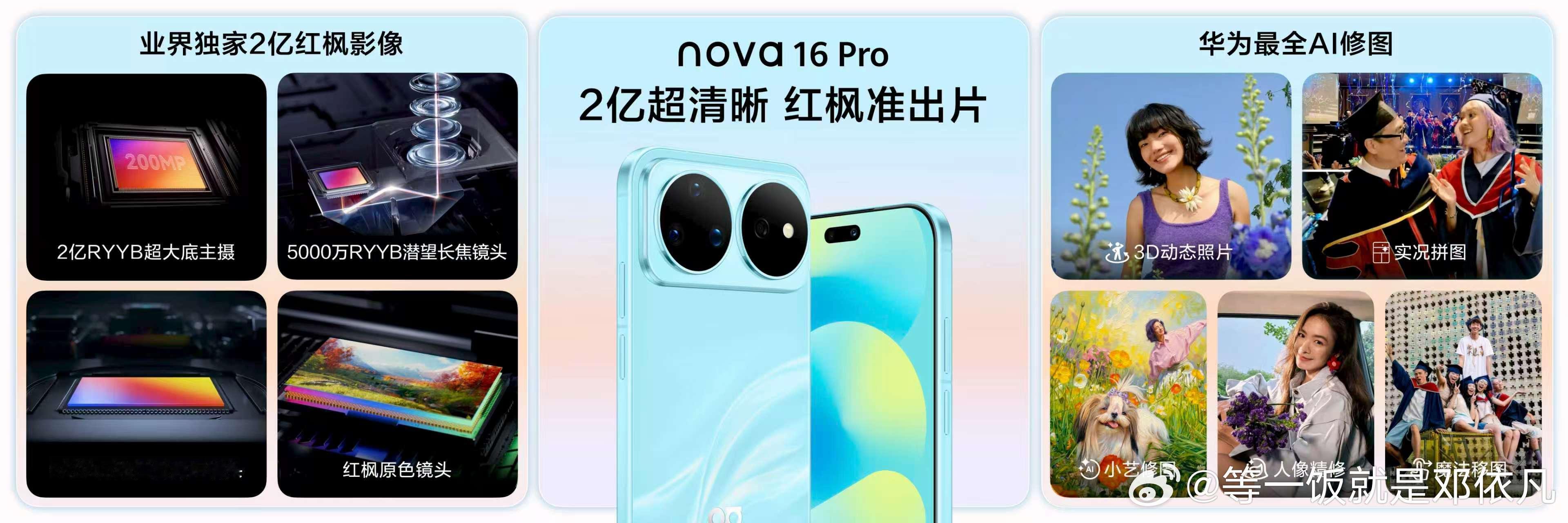 拍完照发现表情不对？别急着删！可以直接用nova 16系列的AI修图！直接和小艺